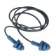 Earplugs Blue Cord/Blue 2 Flange plug/200